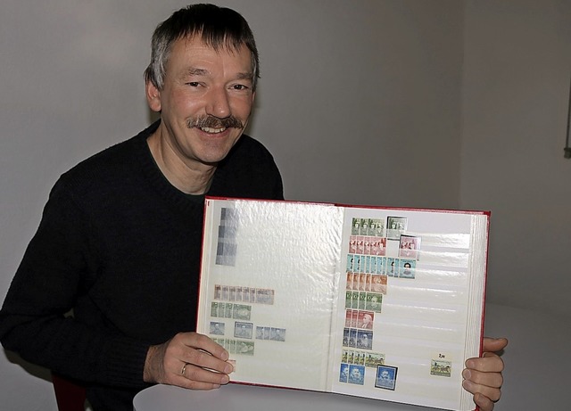 Jens Buckenberger wirbt mit einem Blic...otauschtauschtag in den Donauhallen.   | Foto: Jens Wursthorn