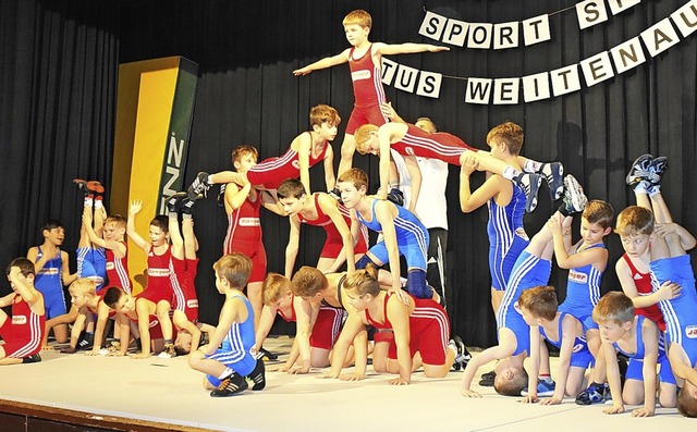 Sport und Spa gab es zuhauf bei der Jahresfeier des TUS Weitenau.  | Foto: Gudrun Gehr