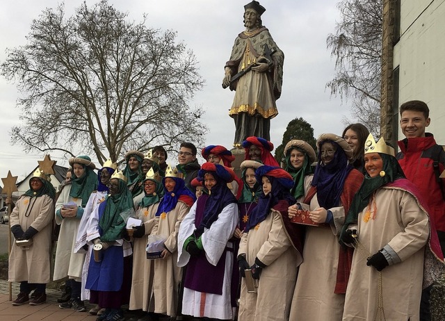 Die Sternsinger aus Kippenheim  | Foto: Privat