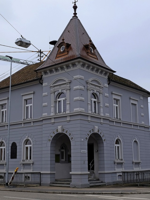 Das Rathaus in Seefelden ist bald nur noch ein Haus fr Vereine.   | Foto: map
