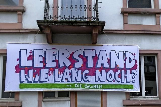 Grne weiter aktiv gegen Leerstand