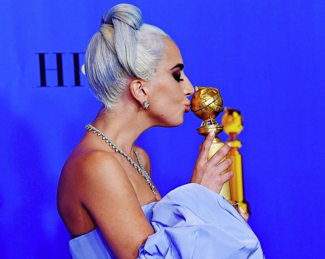 Lady Gaga musste sich mit dem Golden G... Song &#8222;Shallow&#8220; begngen.   | Foto: AFP