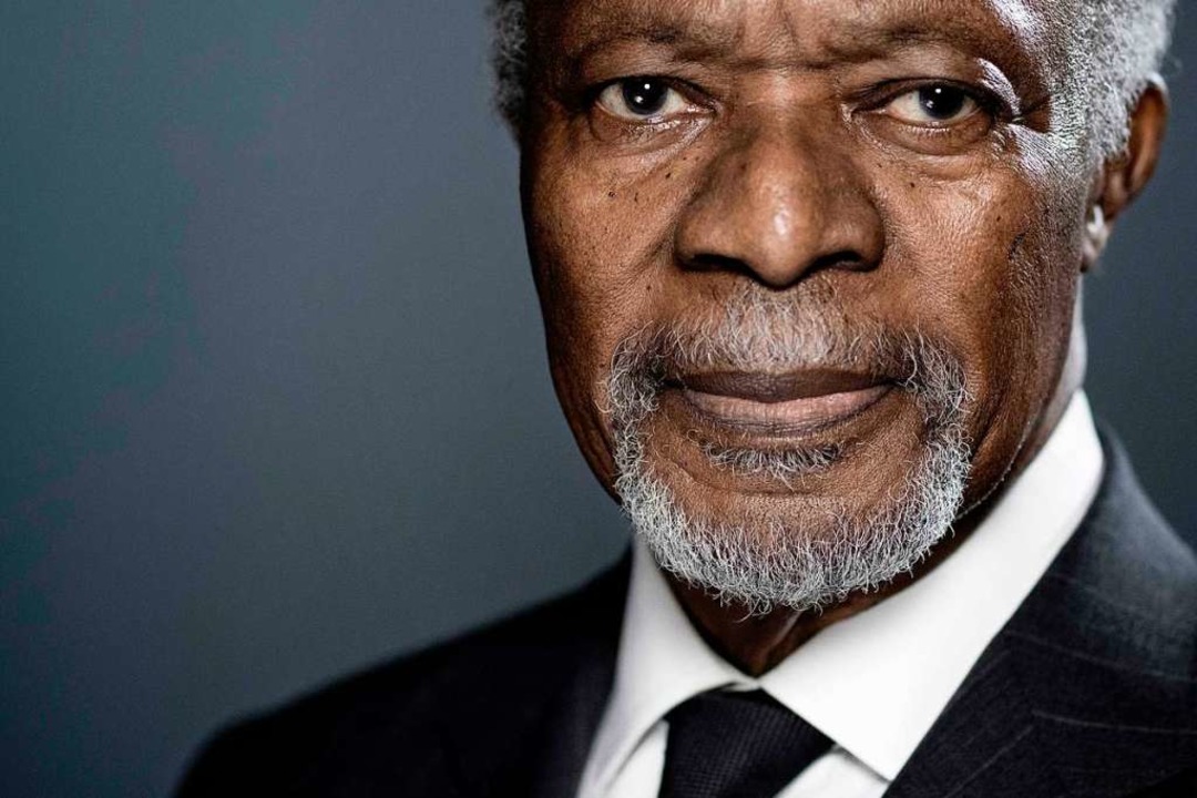 Kofi Annan, UN-Generalsekretr von 199... dem Friedensnobelpreis ausgezeichnet.  | Foto: AFP