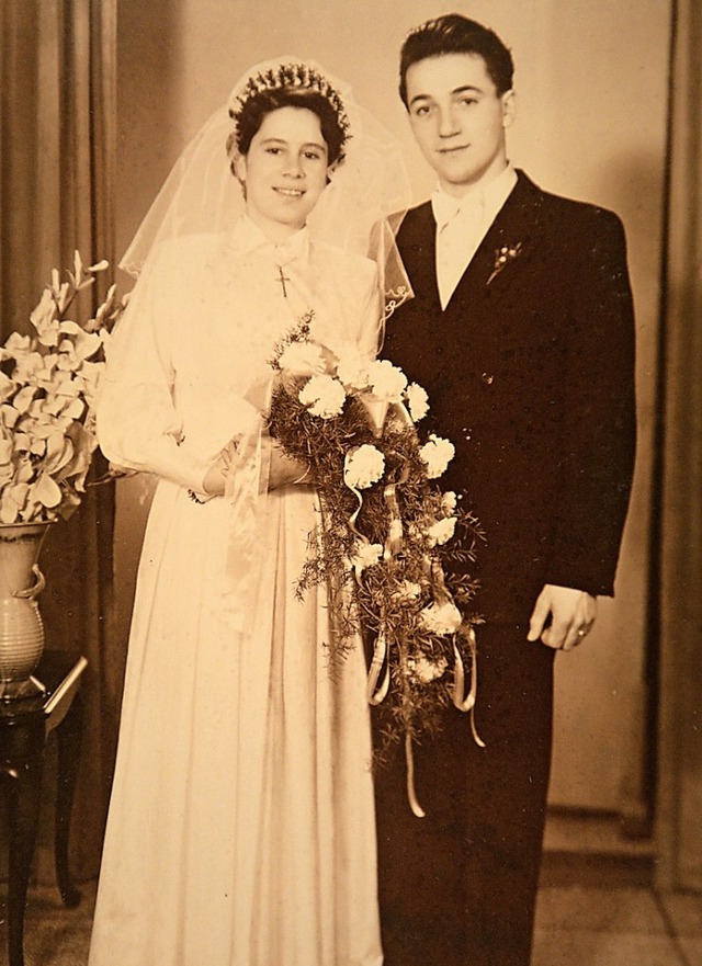 Die  Heirat am 9. Januar 1954   | Foto: privat