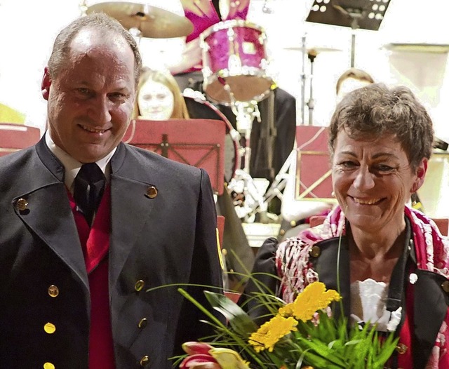 Die frisch ernannten Ehrenmitglieder Rudolf Jordan und Iris Jordan  | Foto: Gei