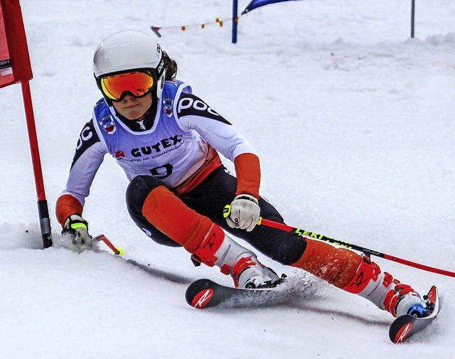 Im Riesenslalom ausgeschieden, im Slal...nstertal blieb am Hochzeiger mutig.    | Foto: Siegmund