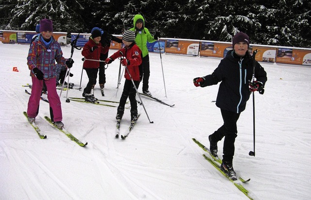 Viel Spa hatten die Kinder und Jugend... bei der Skiwoche nordisch in Bernau.   | Foto: Ulrike Spiegelhalter