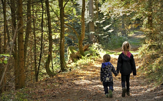 Der Wald bietet Jung und Alt viele Mglichkeiten.   | Foto: Silke Kohlmann