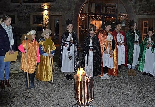 Die Sternsinger haben fr Kinder in Peru gesammelt.   | Foto: Markus Bothur