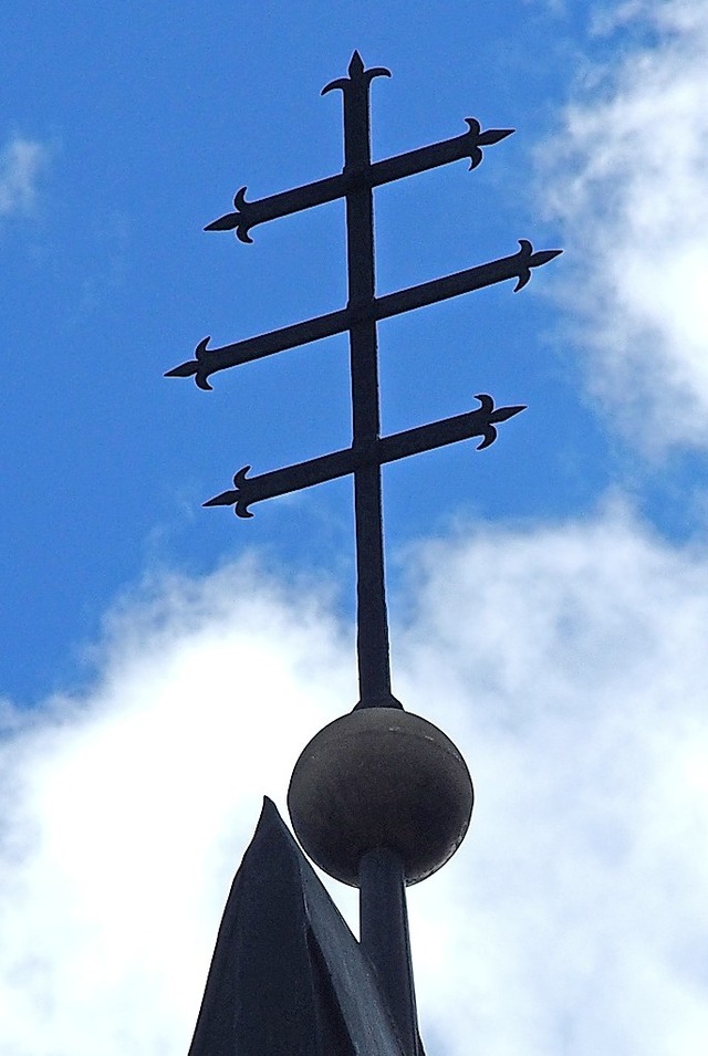 Wo ist dieses Kreuz in der Stadt St. Blasien zu sehen?   | Foto: T. Mutter