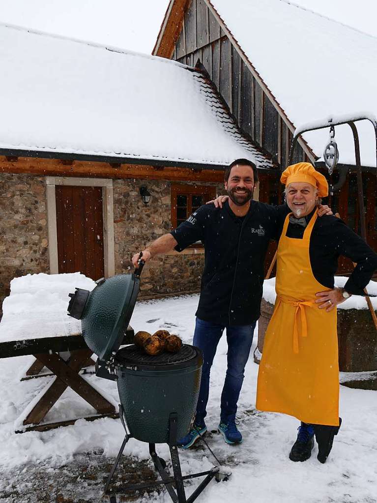 Schnee-Grillen