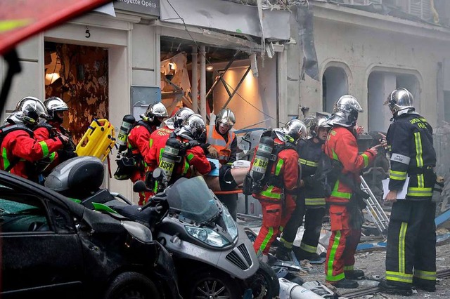 Bei der Explosion sind mehrere Menschen verletzt worden.  | Foto: AFP