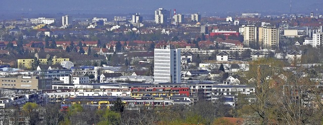 Blick vom Schnberg auf Vauban und den Sden von Freiburg  | Foto: Der Sonntag Verlags GmbH