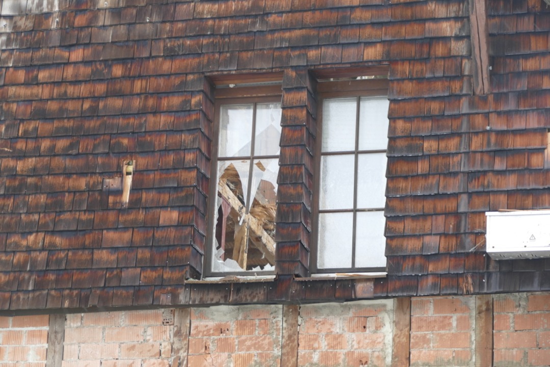 Typisch fr das Hotel Luisenhhe waren die Holzschindeln.  | Foto: Nikola Vogt