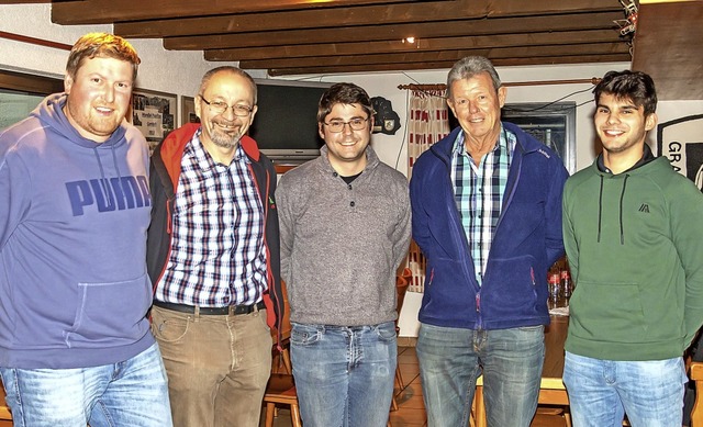Daniel Stritt (ganz links), Vorsitzend...rtretenden Vorsitzenden gewhlt wurde.  | Foto: Wilfried Dieckmann