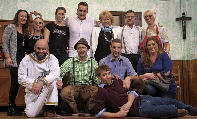 Sorgte wieder fr Lacher: Die Theatergruppe der DJK Schlatt  | Foto: Privat