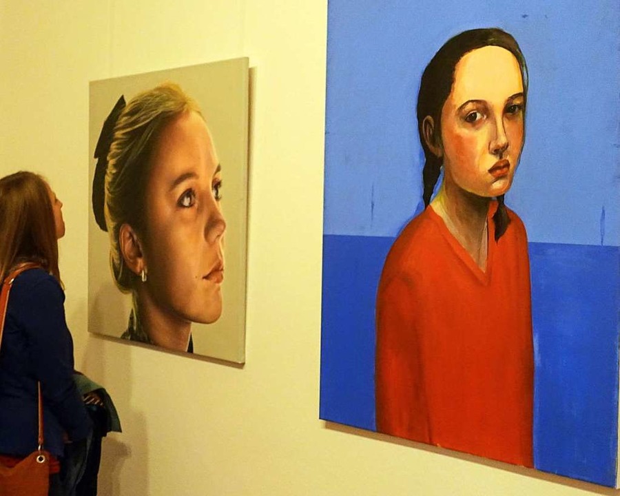 Ausdrucksstarke Portrts und Figurenbi...Ausstellung &#8222;Grand Salon&#8220;.  | Foto: Roswitha Frey