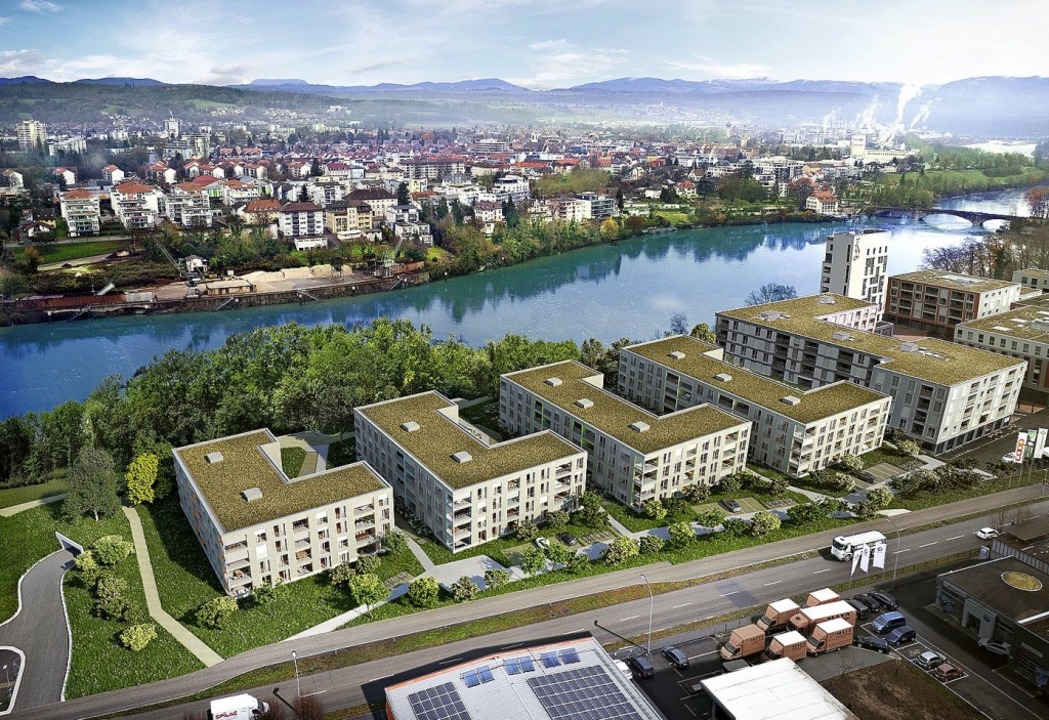 Der Salmenpark 2 geht in Arbeit Rheinfelden / Schweiz Badische Zeitung