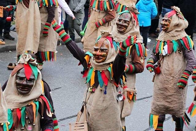 120 Narrenznfte erffneten die Fasnet in Hugstetten