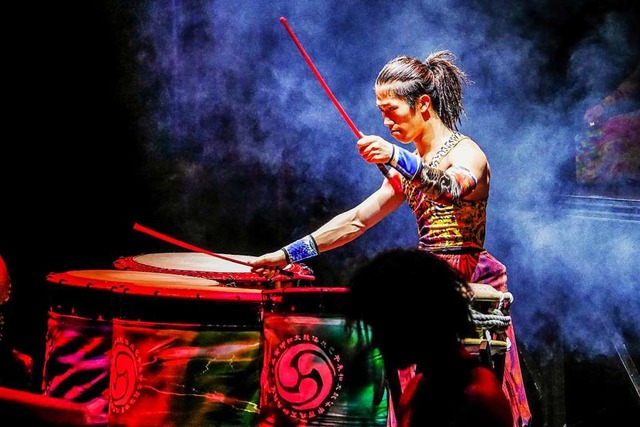 Virtuos: Yamato, die japanischen Drumm... in diesem Jahr nach Basel und Zrich.  | Foto: Eliza Wiley