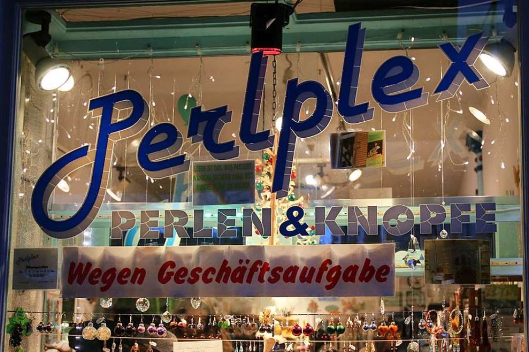 Perlplex muss schließen &#8211; nur noch bis Samstag hat der Laden geöffnet  | Foto: Lisa Petrich