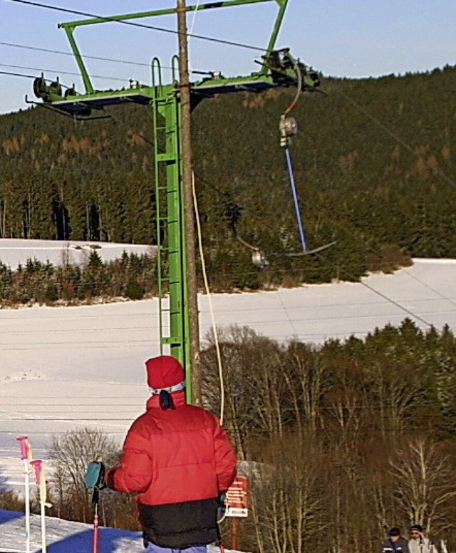 Der Skilift Brenden ist wieder in  Betrieb.   | Foto: Wilfried Dieckmann