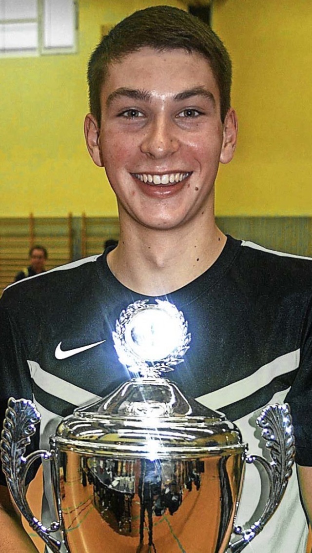 Tischtennis: Philip Spohn ist neuer Vereinsmeister des TTC-Schopfheim-Fahrnau.    | Foto: Ralph Lacher