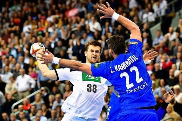 Remis gegen Frankreich: Deutsche Handballer in WM-Hauptrunde
