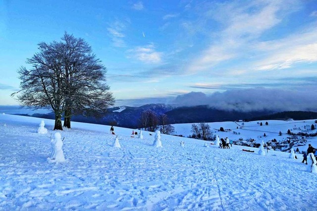 Schneemnder auf dem Schauinsland  | Foto: Heinz Ney