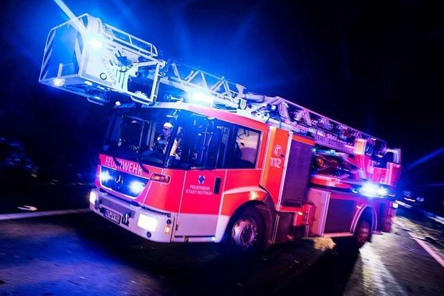 Feuer in Einfamilienhaus verursacht rund 100.000 Euro Schaden