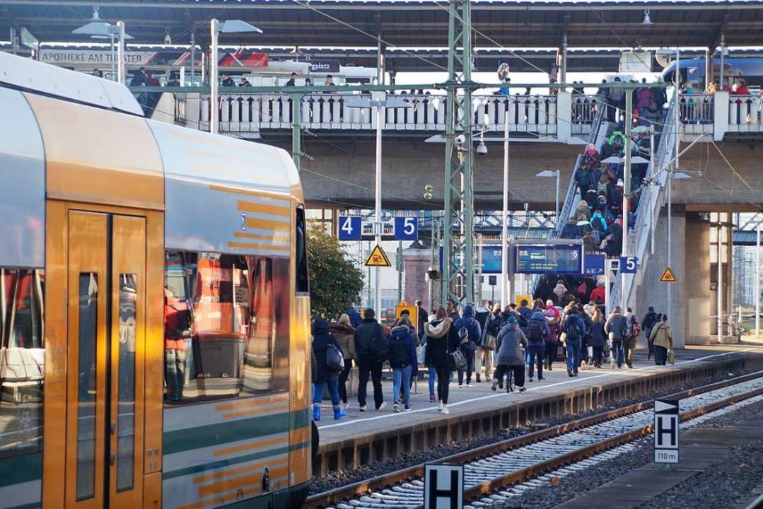 Ab Februar fahren keine Züge zwischen Freiburg und