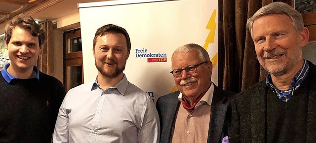 Der neue Vorstand des FDP-Ortsverbande...fred Vohrer und  Hans-Christoph Dlle   | Foto: Privat