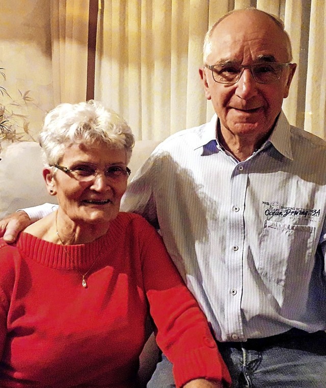 Erika und Erich Schwr halten seit 60 Jahren zusammen.   | Foto: Wehrle
