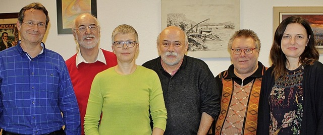 Der Vorstand des neuen Frdervereins f...mpf, Bernrad Greiner und Sabine Paris.  | Foto: Rolf Reimann