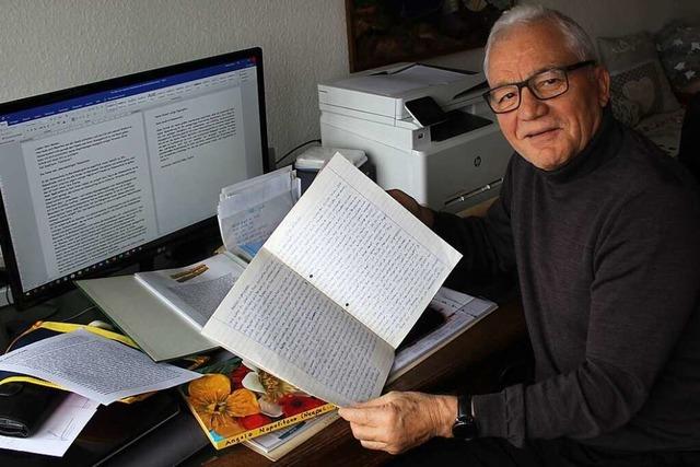 Pensionierter Lehrer hat 1500 Briefe von Schlern und Eltern aufgehoben