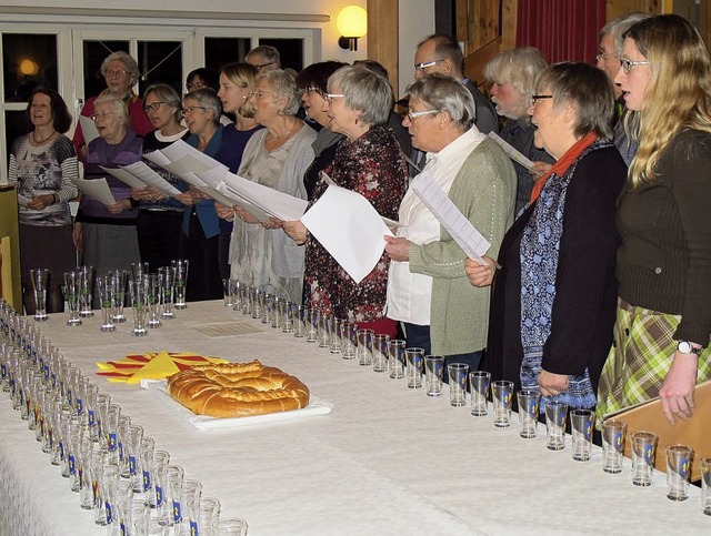 Jahre wird der Wittlinger Gesangverein...gerinnen und Snger zu einer Gala ein.  | Foto: Jutta Schtz