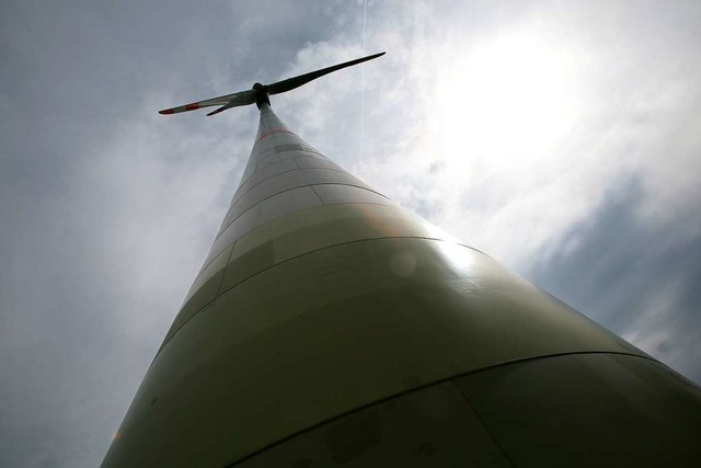 Die Windrder sollen bis zu 230 Meter hoch werden.  | Foto: Christoph Breithaupt