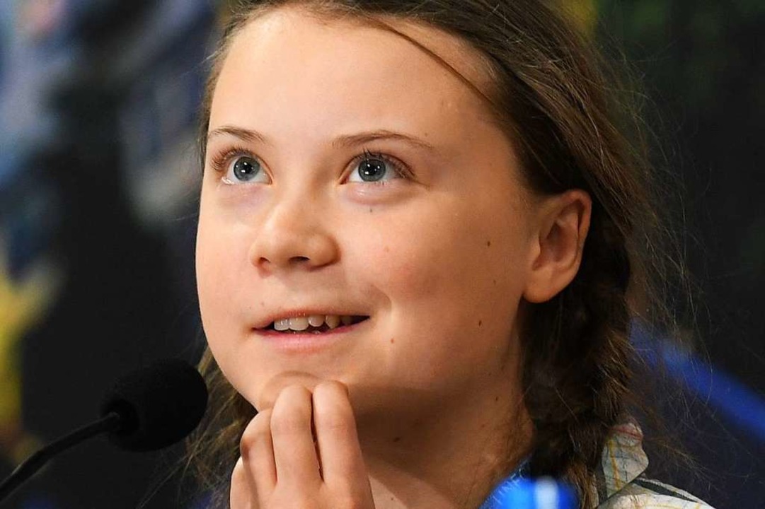 Greta Thunberg beim Kimagipfel in Katowice  | Foto: AFP
