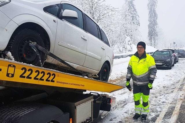 Wie luft’s als Abschleppunternehmer bei Schnee und Eis?