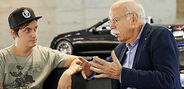 Nominiert fr den Grimme-Preis: Youtub...derem Daimler-Chef Dieter Zetsche traf  | Foto: JO