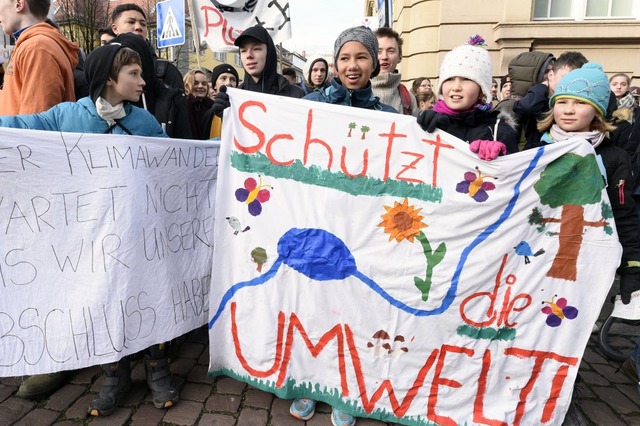 Das Thema Umweltschutz beschftigt junge Schlerinnen und Schler.  | Foto: Thomas Kunz