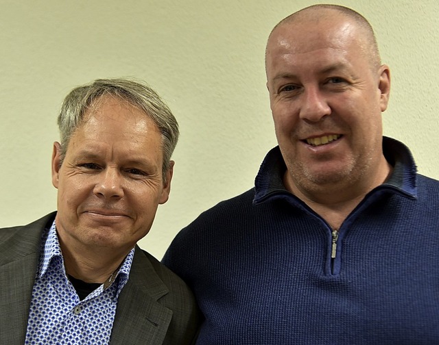 Rektor Frank Viernickel und Fachlehrer Thomas Gro.  | Foto: Beendikt Sommer