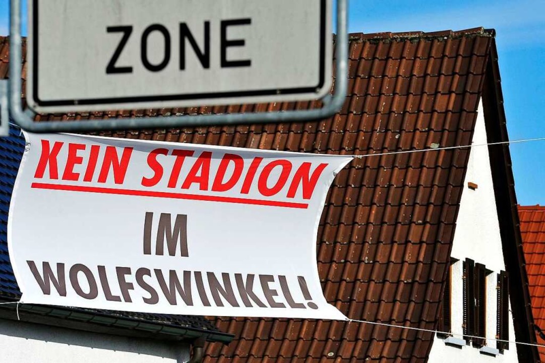 Können die Stadiongegner im Wolfswinkel bald aufatmen?  | Foto: Thomas Kunz