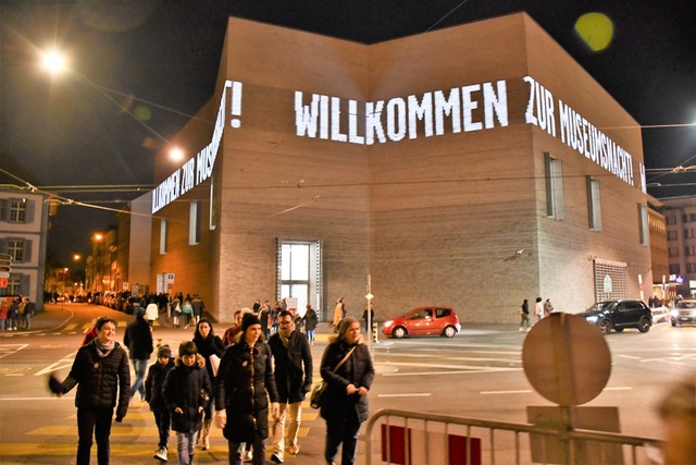 Die Basler Museumsnacht 2019 hat tausende Besucher angelockt.  | Foto: Barbara Ruda