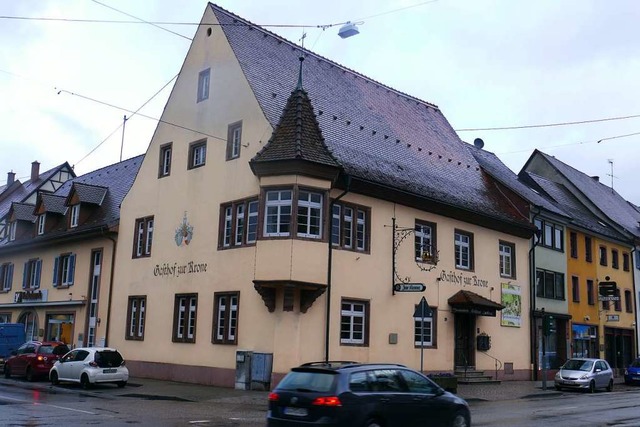 Das Gasthaus Krone in der Kenzinger Stadtmitte   | Foto:  Lena Marie Jrger