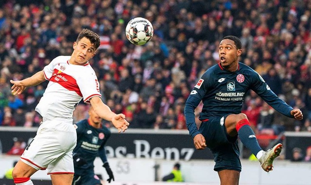 Ex-SC-Spieler Marc-Oliver Kempf trifft...dstand beim Spiel des VfB gegen Mainz.  | Foto: dpa