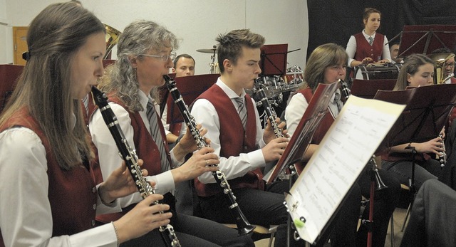 Der Musikverein Tannenkirch gab ein  anspruchsvolles, begeisterndes Konzert.   | Foto: Ounas-Krusel
