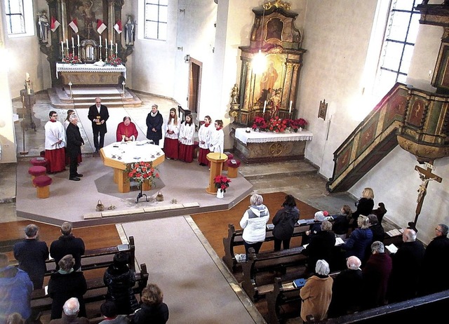 Patroziniumsgottesdienst am Sonntag in Bombach   | Foto: Reiner Merz