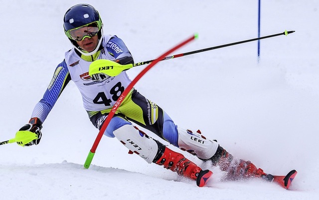 Silas Sllner vom Skiteam Freiburg bot...rrenz in zwei Slalomrennen die Stirn.   | Foto: Siegmund