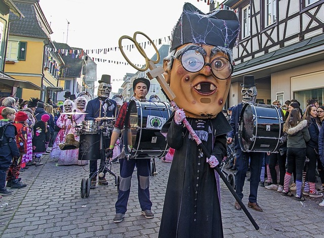 Nur gut gelauntes nrrisches Volk wird in der Ettenheimer Altstadt erwartet.    | Foto: Olaf Michel